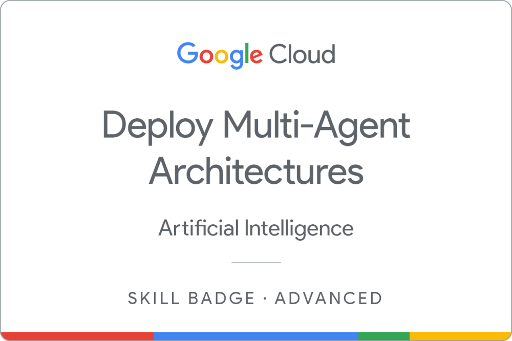 Deploy Multi-Agent Architectures certificate